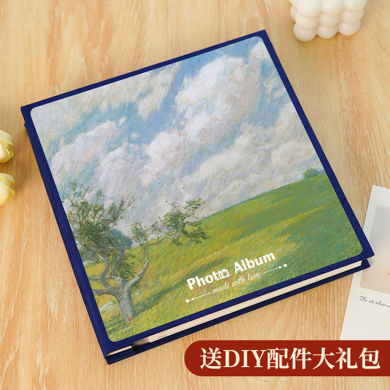 手工diy覆膜相册本大容量纪念册粘贴5寸6寸73寸4情侣照片收纳影集