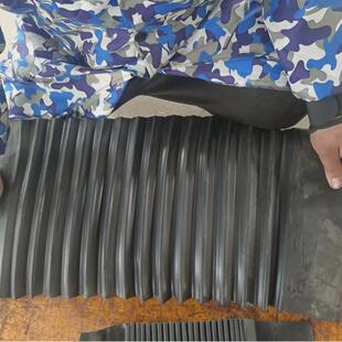 防撞墙波纹橡胶条波浪式止水带止水风琴胶条伸缩缝胶条压条