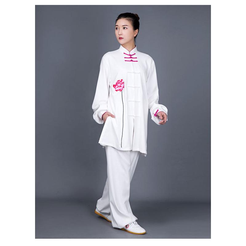 小和山太极拳服装夏季新款太极服女中国风武术服装表演服练功服男