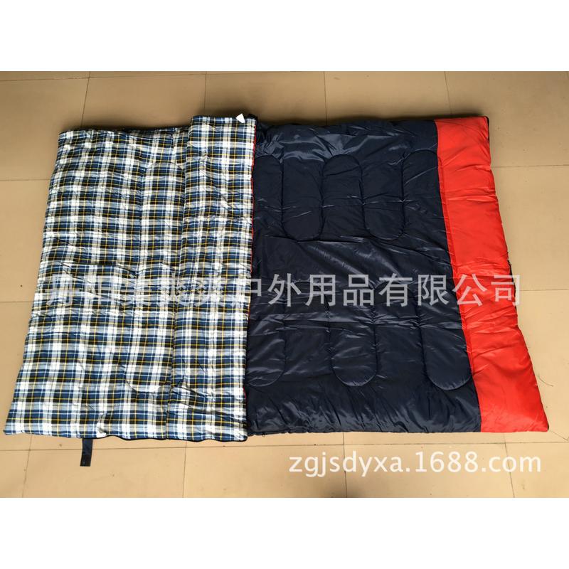 热销双人情侣户外睡袋露营成人午休信封创新型睡袋3.2kg批发