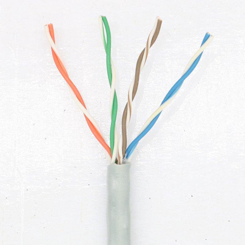 纯铜芯电线足100米/300米/箱纯铜四对8芯双绞线网络超五类网线