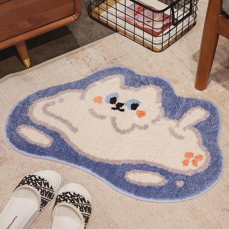 绒入户门卫生间耐脏加厚可爱吸水地垫床边沙发植卡通包边柔软地毯,居家布艺,家用脚垫,淘宝优惠券,粉丝福利购,淘宝优惠卷