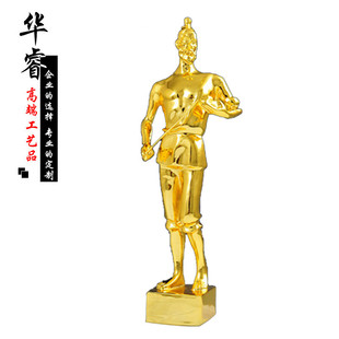 热销人物金属奖杯鲁班奖詹天佑工程建设英雄建筑设计优秀小金人奖