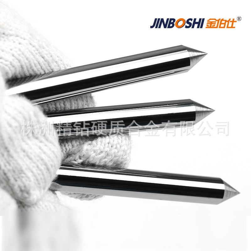 yg8硬质合金钨钢圆棒精磨尖圆棒钨钢针d5*200mm高硬度尖钨钢针