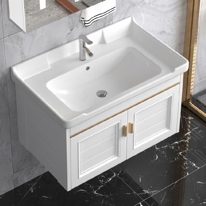 太空铝合金浴室柜组合洗手洗脸盆卫生间洗漱台面盆池镜柜现代希良