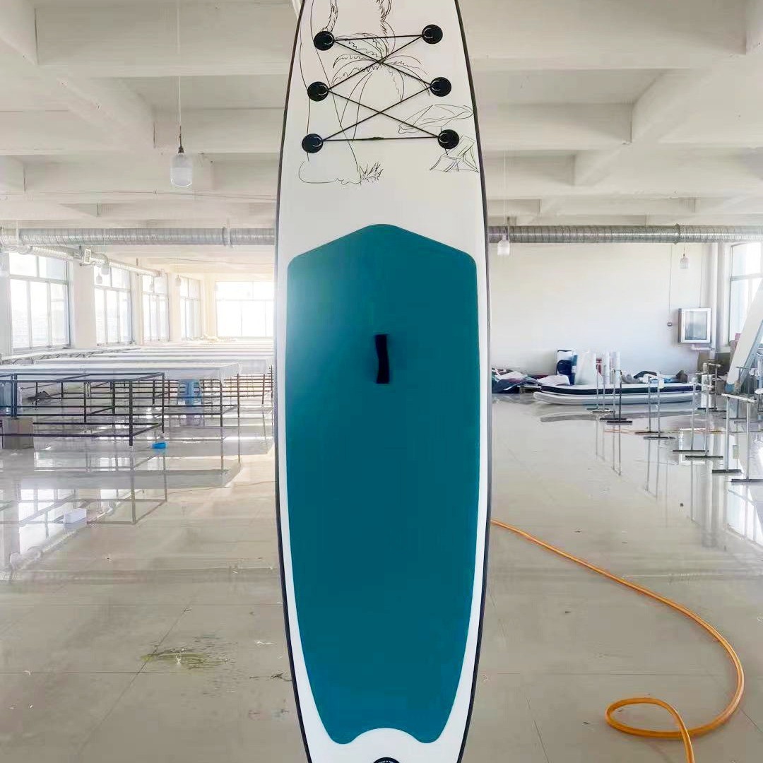 厂家供应含配件充气冲浪板SUP浮板滑水板户外海面成人帆板