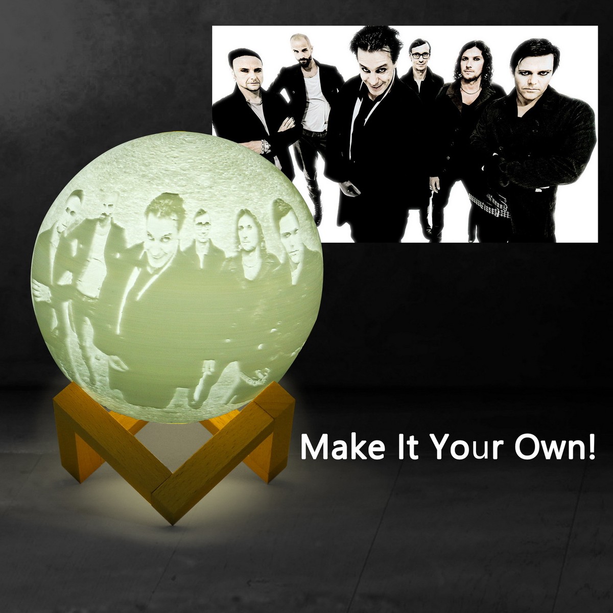 3d打印月球灯创意小夜灯国外生日情人中秋节日小礼品