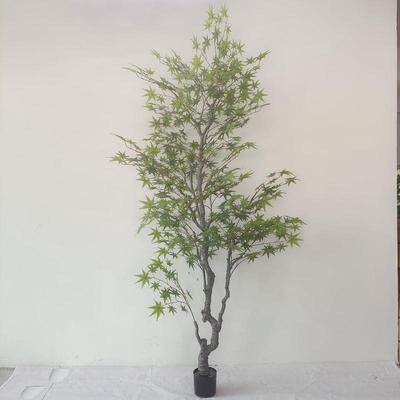 仿真植物盆栽绿枫树装饰塑料假花客厅摆件真花防假盆景大绿植假树