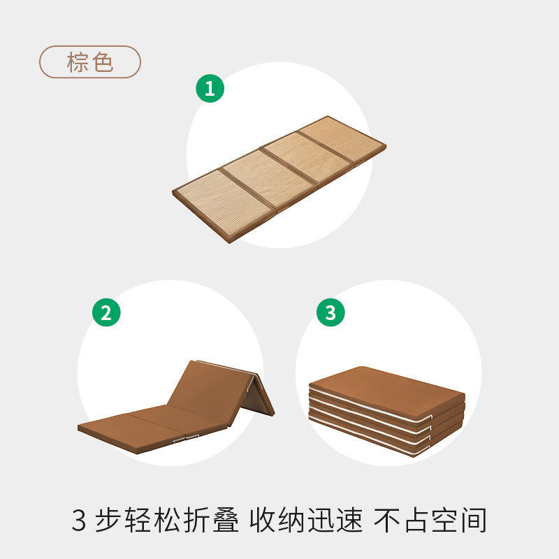 日式硬垫折叠床垫打地铺睡垫两用椰棕榻榻米垫子家用卧室地垫,床上用品,床垫/床褥/床护垫/榻榻米床垫,淘宝优惠券,粉丝福利购,淘宝优惠卷