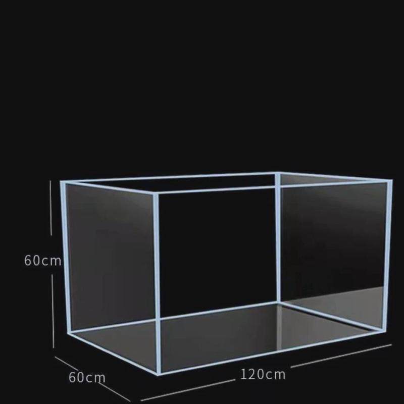 金晶超白玻璃鱼缸现货五线鱼缸客厅乌龟缸长方形家用水草大中小型