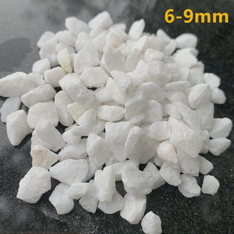 热销石砾石厂家白色小石子枯山水洗米白色多肉铺面白卵石