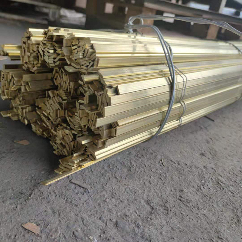装饰铜条实心黄铜铜 排扁条纯铜方条 水磨大理石楼梯防滑地板镶嵌