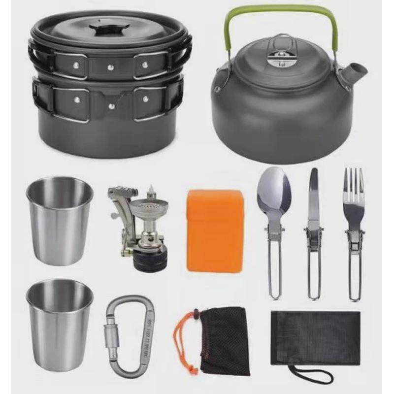 小茶壶硬质锅软化铝组合套装野营组合餐具便携户外用品炊具锅具,户外/登山/野营/旅行用品,野餐炉具/焚火架,淘宝优惠券,粉丝福利购,淘宝优惠卷