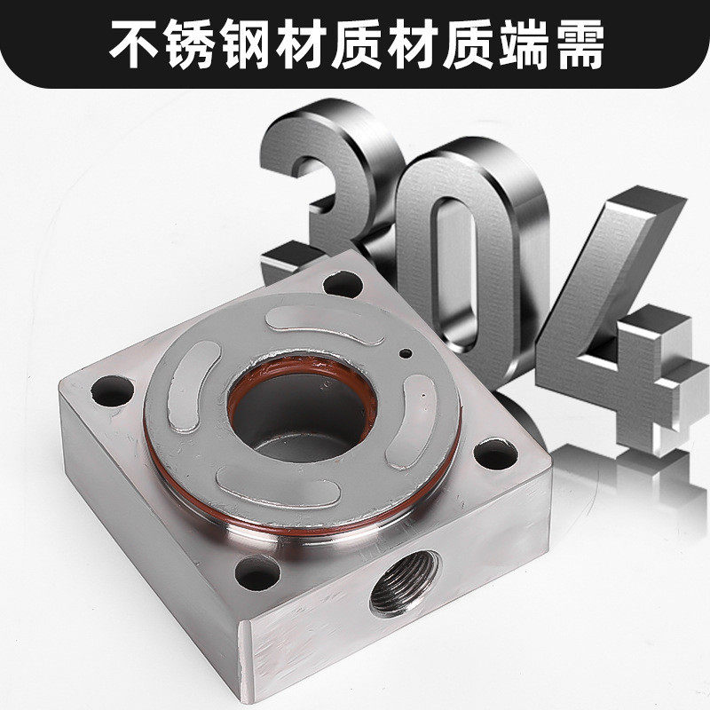 sc/su气缸304端盖不锈钢前后32/40/50/63/80/100/125全耐腐蚀高温