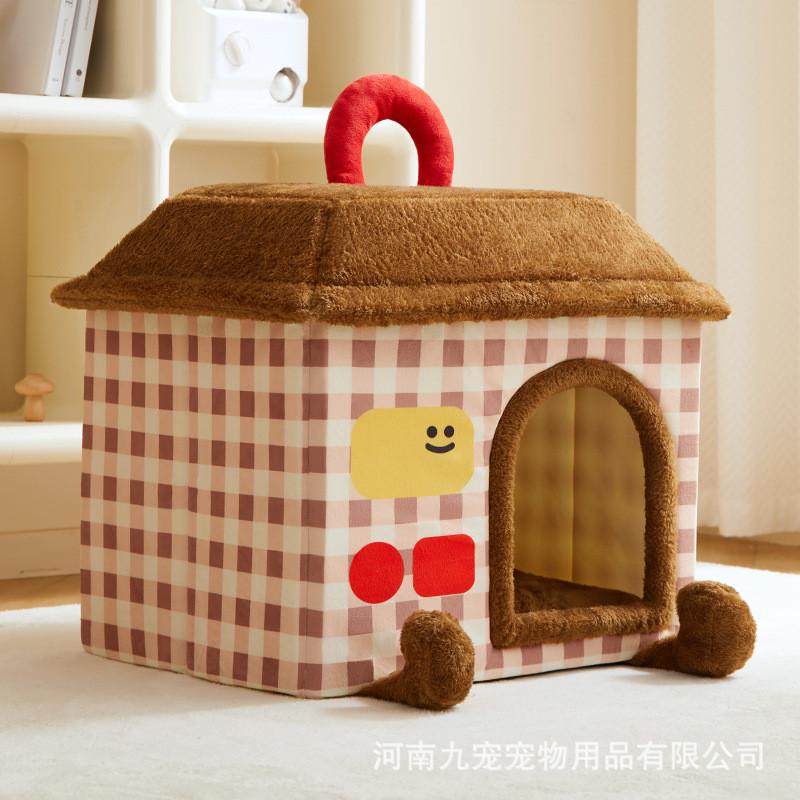 猫窝冬天保暖封闭式猫别墅猫咪房子猫屋宠物窝狗窝四季通用可拆洗,宠物/宠物食品及用品,猫笼子/猫别墅,淘宝优惠券,粉丝福利购,淘宝优惠卷