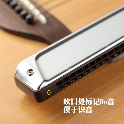 口琴高级成人专业演奏24孔重音C调初学者练习NO.2440口琴