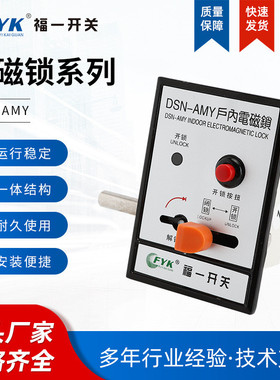 生产高压柜amy户内电磁锁电磁锁门锁交直流通用电磁锁嵌入式锁