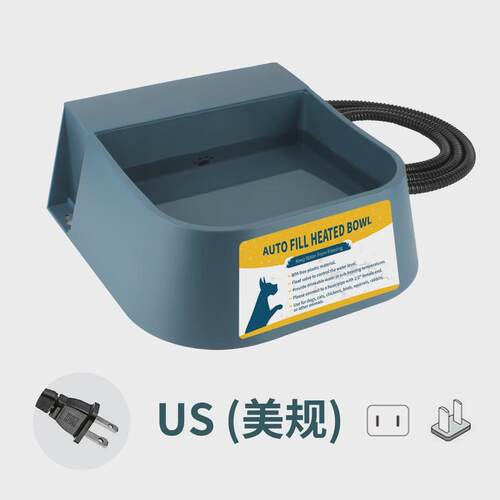 宠物用品加热碗自动储水猫狗浮球恒温碗防咬线保温水碗宠物饮水器