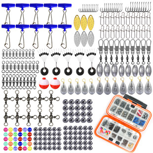德州钓组海钓矶钓套盒钓鱼配件 476g路亚掠配件套装 鱼钩鲨 254件