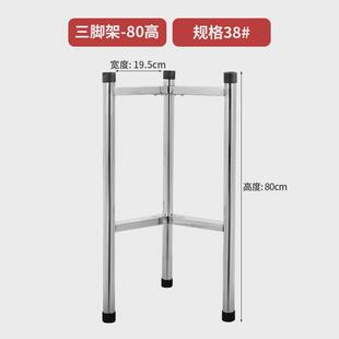 加厚不锈钢菜板架商用落地高架菜墩架砍骨架四角加砧板架案板支架