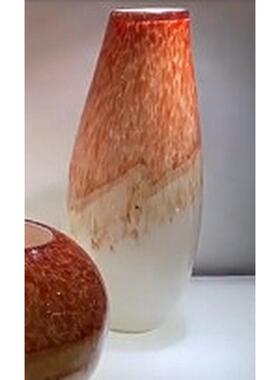 艺术琉璃花瓶摆件现代客厅电视柜轻奢玄关隔断柜花器装饰品玻璃瓶