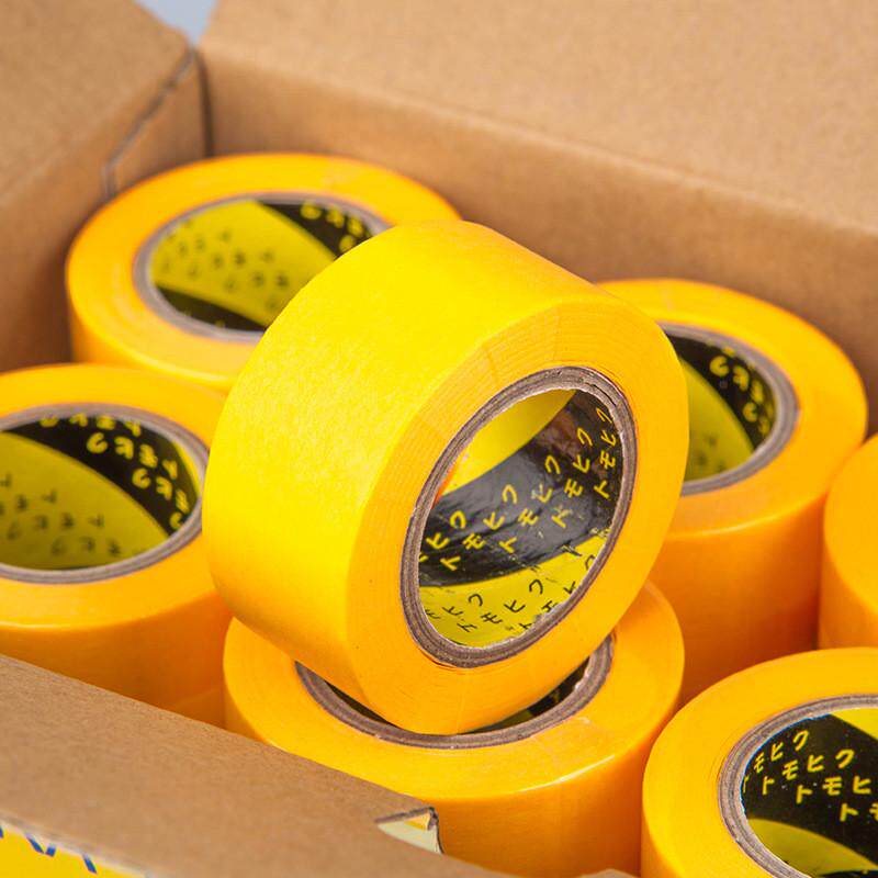 和纸胶带美纹纸分色友日久高粘50米不残胶装修喷漆遮蔽整箱纸胶带