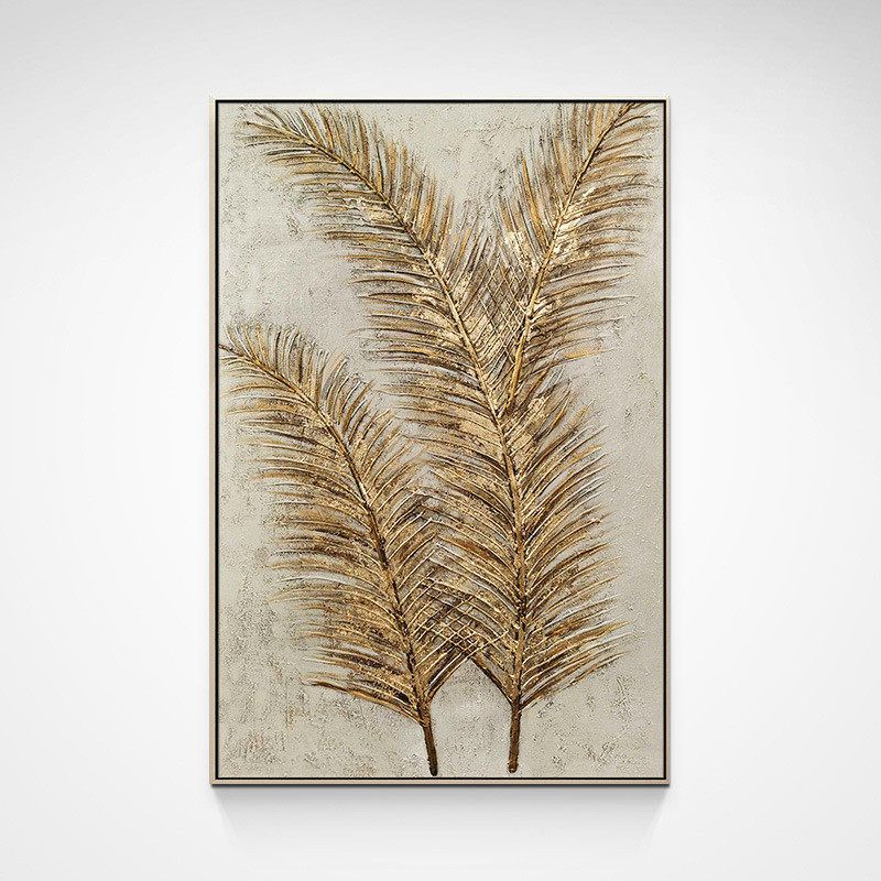 玄关装饰画手绘油画客厅装饰画轻奢挂画餐厅美式壁画走廊肌理画