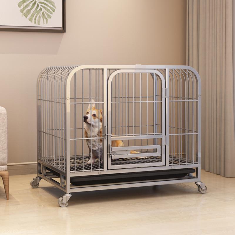 狗笼子小型犬室内带厕所泰迪柯基中型宠物家用大型围栏式狗狗别墅