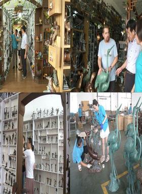 欧式摆件装饰铁工艺品温馨家庭简约现代客厅桌面金属礼品