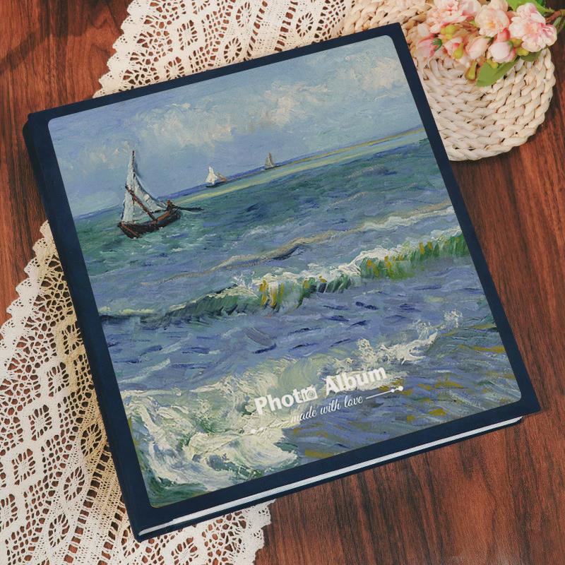 567寸情侣相册本纪念册家庭插页式高级感照片收纳影集混装大容量