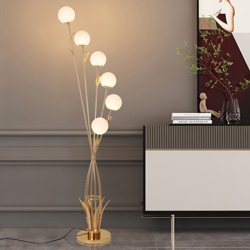 客厅款led落地灯轻奢ins遥控爆卧室书房立式落地灯家居装饰