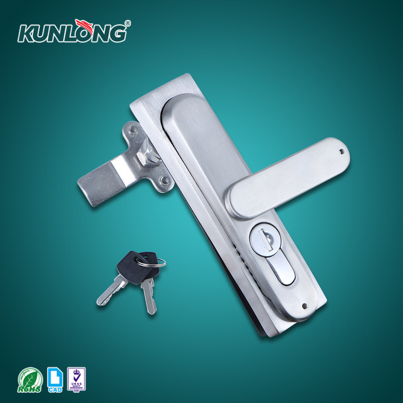 网络防水机箱平面手柄锁尚坤sk1-007s厂家直销控制机柜面板锁