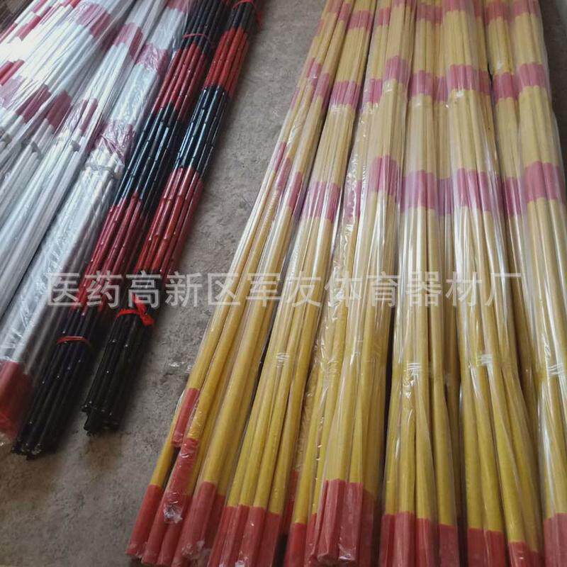 铝合金跳高架方管训练用可调型带轮移动比赛加重跳高横杆铝合金架