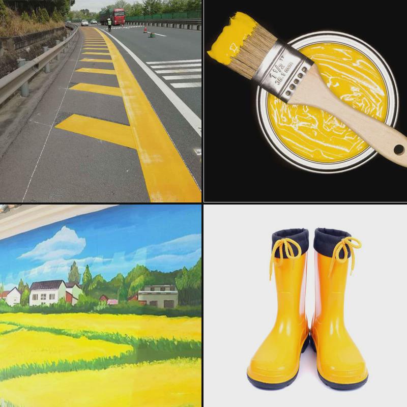 厂家供应中铬黄道路标线漆耐高温橡胶用铬黄颜料塑料中铬黄颜料