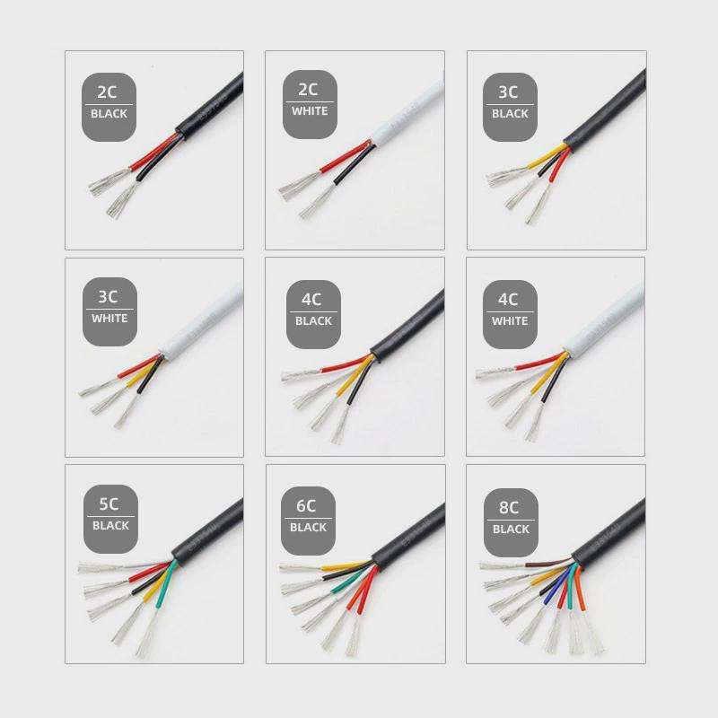 正标护套线浦电子2464两芯三芯四芯过粉线多芯中