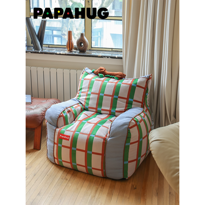 papahug 腊肠狗沙发复古飘窗沙发人类狗窝客厅单人小沙发阳台新品