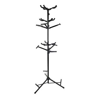 9头立式吉他展示架设计挂吉他和尤克里里吉他树可使用方便省空间