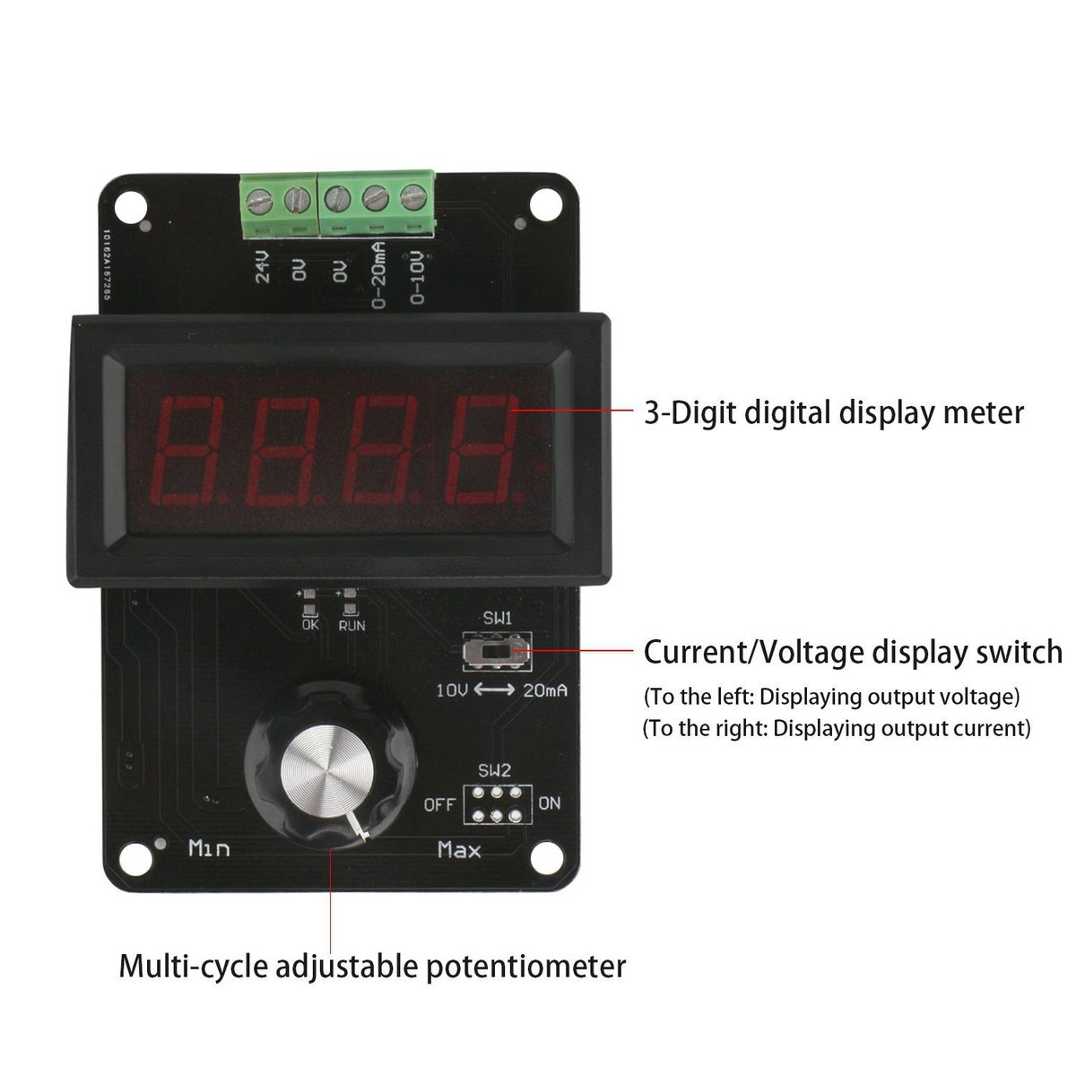 0-20ma/4-20ma/0-10v信号发生器电流电流电压模拟量可调信号源