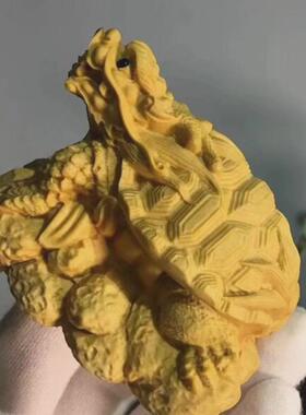 小叶黄杨木龙龟规格6.2*4.8*4.6cm家居摆客厅饰摆件厂家供应出售