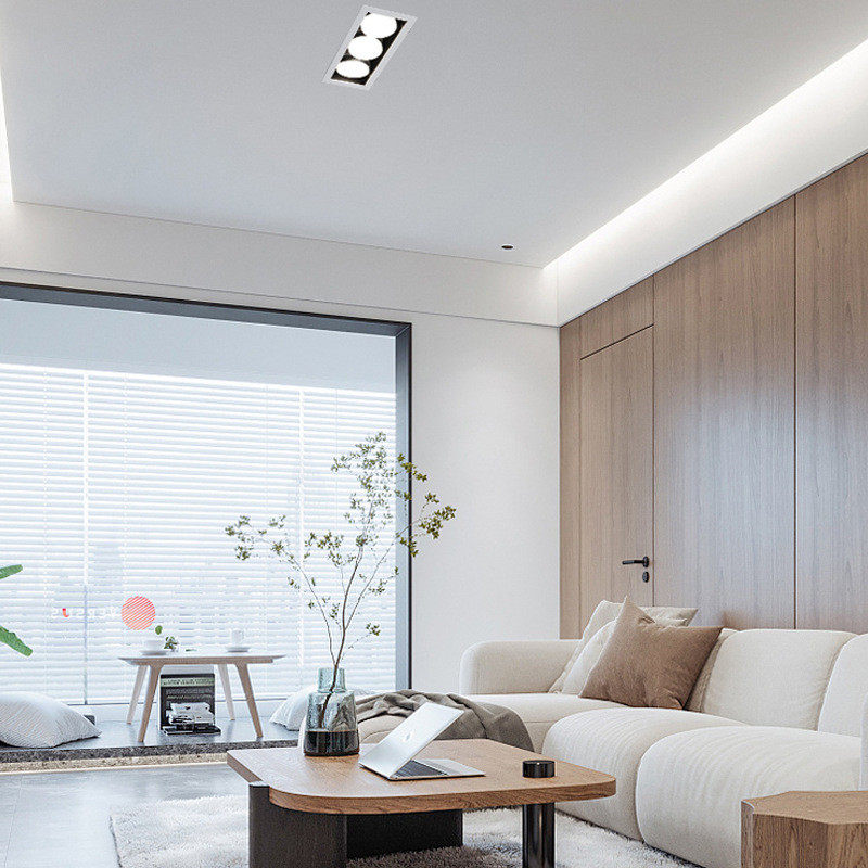 筒灯led天花灯嵌入式客厅孔灯灯斗胆灯内嵌盒仔格栅,家装灯饰光源,明装筒灯,淘宝优惠券,粉丝福利购,淘宝优惠卷