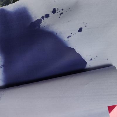 色丁布遇水变色布白变红变梅白遇水开花感光变色感温夜光布