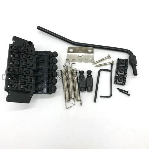 电吉他配件拉弦板双摇颤音器银/黑