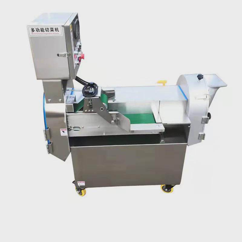 志彩商用不锈钢果蔬切菜机切丝切段切丁多功能全自动双头切菜机