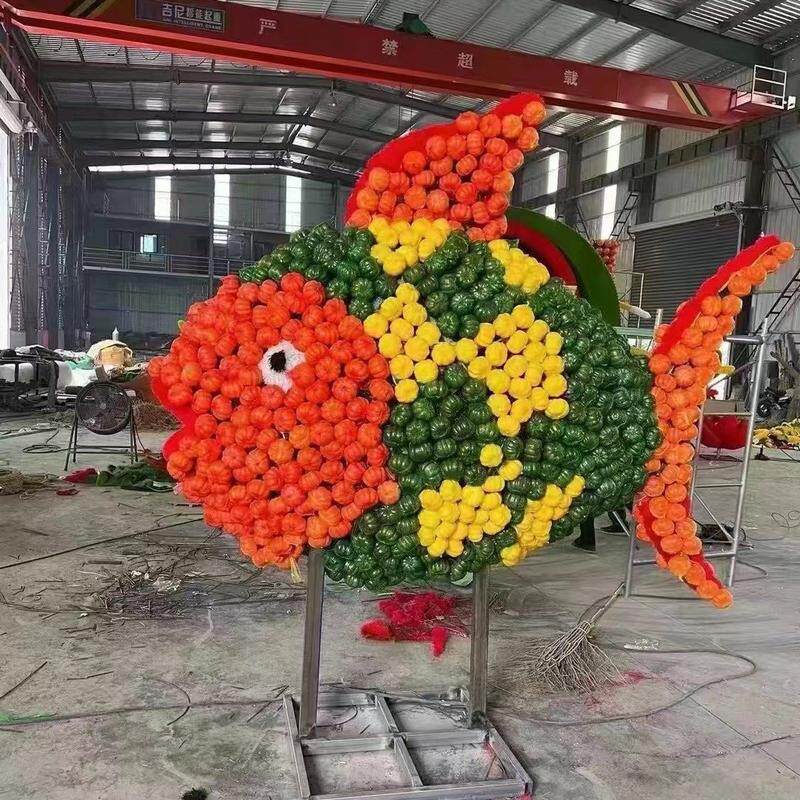 巨型南瓜艺术节摆件仿真南瓜工艺品景观网红雕塑景区小品造型