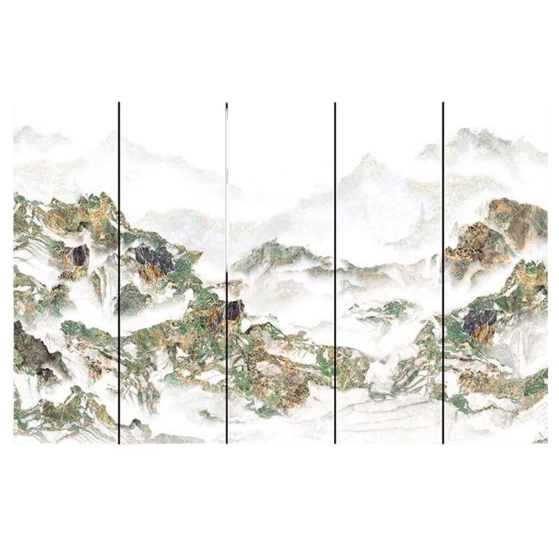 3D打印集成墙板竹纤维护墙板背景墙客厅背景墙碳晶板8Dda打印背景