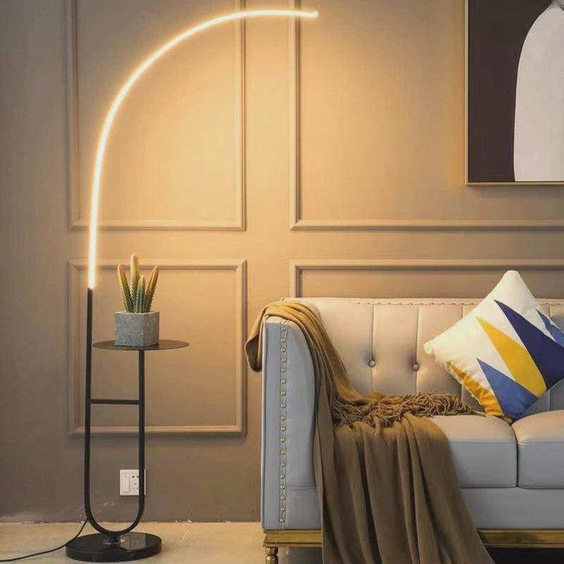 北欧ins风落地灯现代简约客厅led创意卧室床头灯书房茶几钓鱼台灯