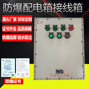 防爆接线箱隔爆型配电箱电源控制箱不锈钢配电柜断路器开关箱空箱