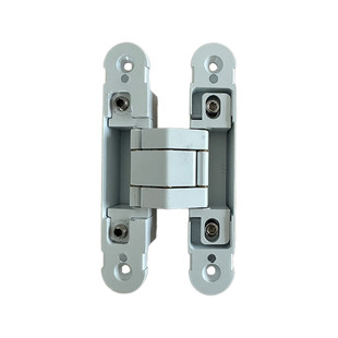 批发木门合页折叠铝隐形外开十字暗铰链锌合金隐藏式三维可调合页