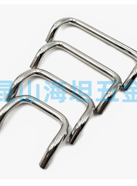 304不锈钢拉手双折弯实心角型配电箱抽屉焊接工业把手提手 LS532