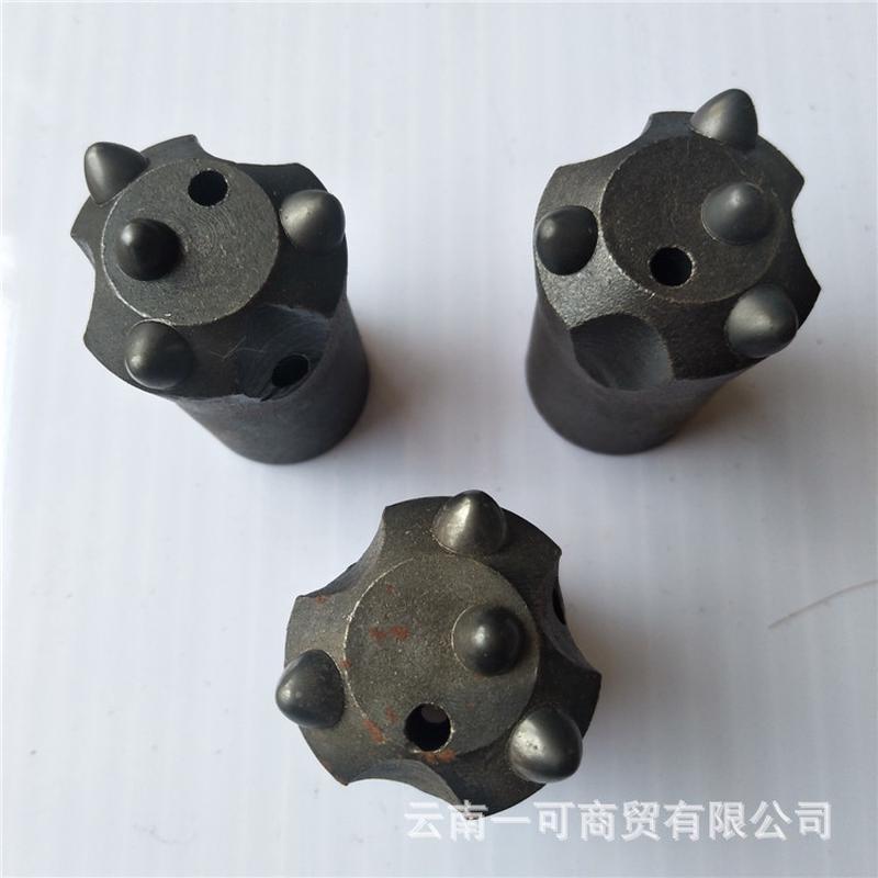 耐磨球齿钻头矿山专用岩石隧道打孔冲击经济40四齿/40五齿